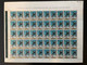 Delcampe - Guinée Guinea 1968 Mi. A-G 465 Full Sheets Surch. Overprint Grenoble Winter Olympic Games Jeux Olympiques Hiver Olympia - Guinea (1958-...)