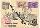 FRANCE - Carte Locale - Journée Du Timbre 1963 - Poste Gallo-Romaine - TOULON-SUR-MER - 16/3/1963 - Vignette Au Dos - Día Del Sello