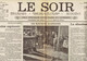 Elections Allemandes - Hitler Au Pouvoir (fac-similé De La Une Du Journal Le Soir, Belgique) Du 7/3/1933 - Documents Historiques