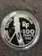 ESSAI 100 Francs 1995 Federico Fellini  ARGENT / FRANCE SILVER / Sous Capsule UNC - Prova