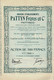 Anciens Etablissements Pattyn Frères Et Cie "Pattynco"  Société Congolaise à Responsablilité Limitée - Titre De 1928 - - Africa