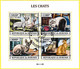Petite Feuille Oblitérée De 4 Timbres-poste - Les Chats Bambino Chat Chat Persan Sphynx Chat Abyssin Chat - Burundi 2013 - Used Stamps