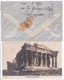 GRECE - 1920/25 - CARTE + LETTRE => SUISSE ! - Briefe U. Dokumente