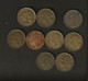 Monnaies > France Départ 1 Euro / Lot 9 Pièces 50 Francs GUIRAUD 1951 X2,1952 X4,1953 Et 1953 B X2 - Altri & Non Classificati