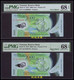 Vanuatu 2000 Vatu (2014), Handsigned, First & Last Prefix, #58, Polymer, PMG68 - Vanuatu