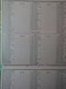 Almanach Des PTT 1935 1 Double Page Intérieur Calendrier Illus. E. Louis Lessieux Villefranche Sur Mar (Pêche) - Grand Format : 1921-40