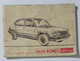 38940 Libretto Uso E Manutenzione - Alfa Romeo Alfa Sud - 3/1980 - Motori