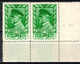 ** Tchécoslovaquie 1945 Mi 436 (Yv 384), (MNH) Paire Avec Varieté Position 100 - Errors, Freaks & Oddities (EFO)