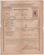 1905 Hungary Serbia SHS Yugoslavia REVENUE STAMP Animal Passport TAX Pig BÁCS BODROG County SZABADKA Subotica - Fiscale Zegels