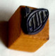 Barque, Ancien Tampon Scolaire à Imprimer, Cube Bois - French Antique Rubber Stamp - Bateau, Pêche - Scrapbooking