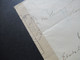 Frankreich 1917 Zensurbeleg 1.WK Auslandsbrief Von Paris In Die USA Mit Zensurstreifen Und Stempel Ouvert 378 - Lettres & Documents