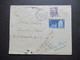 Frankreich 1951 Militärpost FM Stempel Poste Aux Armees / Feldpost S.P. 71174 B.C.M. Par Paris T.O.E. - Cartas & Documentos