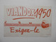 Buvard Thème Potages Et Sauces VIANDOX 1950 Bouillon Familial - Soups & Sauces