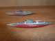 Delcampe - TOOTSIE TOYS - BOITE + SUBMARINE (2) DESTROYER (1) TROOP TRANSPORTER (1) (MADE IN UNITED STATES) - Schiffe