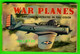 LIVRE, BOOK - WAR PLANES 60 AIRPLANES ILLUSTRATED IN FULL COLOR  - 64 PAGES - 60 ILLUSTRATIONS - WHITMAN PUB CO - - Autres & Non Classés