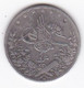Egypte 1 Qirsh AH 1293 (1884) W, Année 10  Abdul Hamid II , En Argent. KM# 292 - Egypte