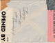 "AIRMAIL" Met PZ (Ierland) Y&T 85 En 89 (1 Sh !!!) "COANOHA 17.II.45" N. NEW YORK Met Dubbele Censuurlabel UK En IERLAND - Lettres & Documents