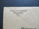 Frankreich Elsass 1919 Umschlag Alsace Et Lorraine Stempel K1 Gross - Tenquin Nach Schoenau Par Sundhausen - Lettres & Documents