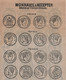 Page D'Agenda De Bureau Ancien/Monnaies D'Or Et D'Argent/Monnaies à Accepter/Monnaies à Refuser/Vers 1880-1890   BILL213 - Français