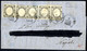 Cover 1861, Lettera Di Fogli E Mezzo Da Lanciano 2.8.1861 Per Napoli Affrancata Con Coppia Piú Striscia Di Tre 1 Grano G - Neapel