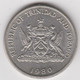 @Y@   Trinidad En Tabago   25 Cents  1980       (3496) - Trinidad & Tobago