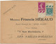 LETTRE AFFRANCHIE N° 190 + N° 291 - TOUS BORD DE FEUILLE - VOIR AU DOS FLAMME SABLES D'OLONNE- - 1921-1960: Periodo Moderno