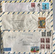 BRESIL - LOT 5 LETTRES - Lettres Recommandées Avion Pour L'Allemagne - Beaux Affranchissements Divers - Années 1970 - Used Stamps