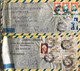 BRESIL - LOT 5 LETTRES - Lettres Recommandées Avion Pour L'Allemagne - Beaux Affranchissements Divers - Années 1970 - Used Stamps