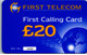 17494 - Großbritannien - First Telecom , First Calling Card - BT Cartes Mondiales (Prépayées)