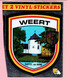 Sticker - VINYL STICKER - WEERT - Kasteel Van HORNE - Aufkleber