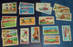 LOT OF 21 COLLECTIBLE TEA CARDS SPORTS & GAMES LAMBERTS OF NORWICH BOB SLEIGHING FOX HUNTING FENCING - Reclame-artikelen