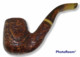 69616 Pipa BREBBIA Ninja Sabbiata 6002 - Bocchino Metacrillato Ambra - Heather Pipes