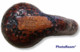 69616 Pipa BREBBIA Ninja Sabbiata 6002 - Bocchino Metacrillato Ambra - Heather Pipes