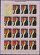 Delcampe - Burundi 24.10.1969 SHEETS Mi # 515-19 А; International Mail Week; Paintings By Vermeer, Renoir, Terborch MNH OG - Otros & Sin Clasificación