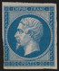 N°14A, Napoléon Non-dentelé 20 Bleu, Type I, Neuf * Avec Charnière - BEAU - 1853-1860 Napoléon III.