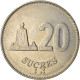 Monnaie, Équateur, 20 Sucres, 1988, TTB, Nickel Clad Steel, KM:94.1 - Equateur