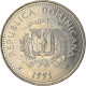 Monnaie, Dominican Republic, 25 Centavos, 1991, TTB, Nickel Clad Steel, KM:71.1 - Dominicaanse Republiek