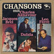 7" Single, Charles Aznavour, Jacques Brel, Dalida, Leo Ferre - Disco, Pop