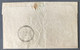 France Taxe N°2 Sur Lettre (LSC) TAD ROSTRENEN 21.11.1863 + Cachet A + TAD Perlé GOAREC Au Verso - (W1511) - 1859-1959 Briefe & Dokumente