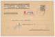 Registered Cover Dutch Olympic Committee - Olympic Games Amsterdam 1928 - Ete 1928: Amsterdam