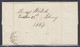 Canada 1854 Stampless Folded Letter, Quebec Fancy "3" To Montreal - ...-1851 Prefilatelia
