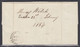 Canada 1854 Stampless Folded Letter, Quebec Fancy "3" To Montreal - ...-1851 Prephilately