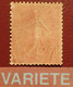 R1300/147 - 1903 - TYPE SEMEUSE LIGNEE - N°129 NEUF* - VARIETE ➤➤➤ Impression RECTO VERSO - Neufs