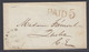 Canada 1862 Stampless Cover, Sandwich UC "Paid 5" To Quebec - ...-1851 Voorfilatelie