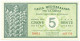 5 DRACME CASSA MEDITERRANEA DI CREDITO PER LA GRECIA 1941 QFDS - Andere & Zonder Classificatie