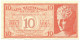 10 DRACME CASSA MEDITERRANEA DI CREDITO PER LA GRECIA 1941 FDS-/FDS - Andere & Zonder Classificatie