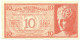 10 DRACME CASSA MEDITERRANEA DI CREDITO PER LA GRECIA 1941 FDS-/FDS - Autres & Non Classés