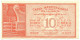 10 DRACME CASSA MEDITERRANEA DI CREDITO PER LA GRECIA 1941 FDS-/FDS - Otros & Sin Clasificación