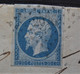 Montdidier Somme 1860 Pc 2076 Sur N°14 Lettre Pour Fanchon Meunier à Wavans, Près Auxi Le Château Pas De Calais - 1849-1876: Classic Period