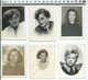 LOT - 48 Small Photos - Portrait Girl / Woman / Femme / Fille - Personas Anónimos